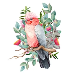 Australian Geographic Puzzles|Arts & Crafts-128 Piece Wooden Jigsaw Puzzle, Galah