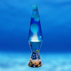 Australian Geographic 8+ Years|Lights-Aqua World Lava Lamp - Blue