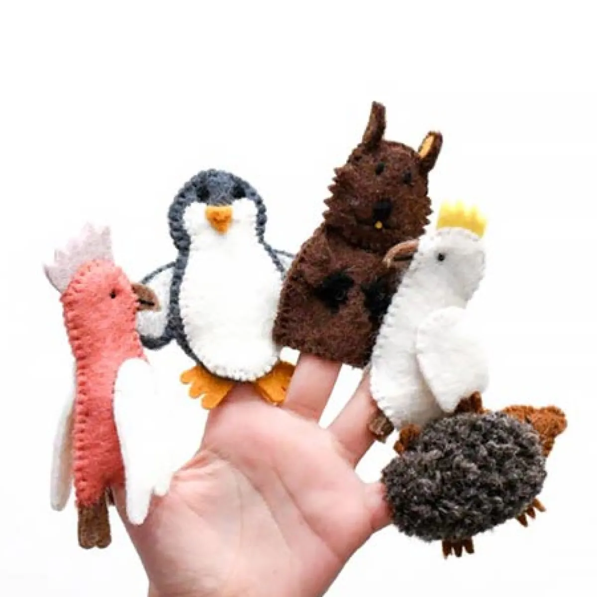 Australian Geographic Puppets-Australian animals B - finger puppet set