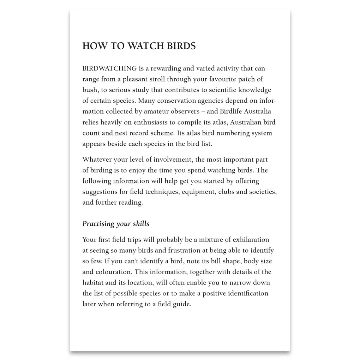 Australian Geographic Accessories|Journals-Birdwatcher's Journal