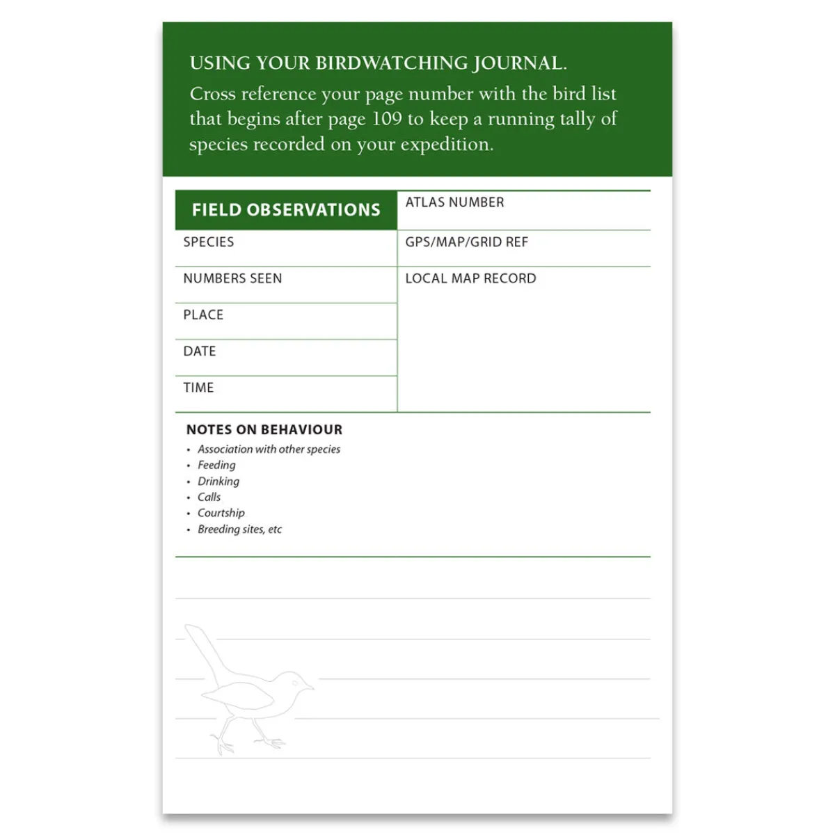 Australian Geographic Accessories|Journals-Birdwatcher's Journal