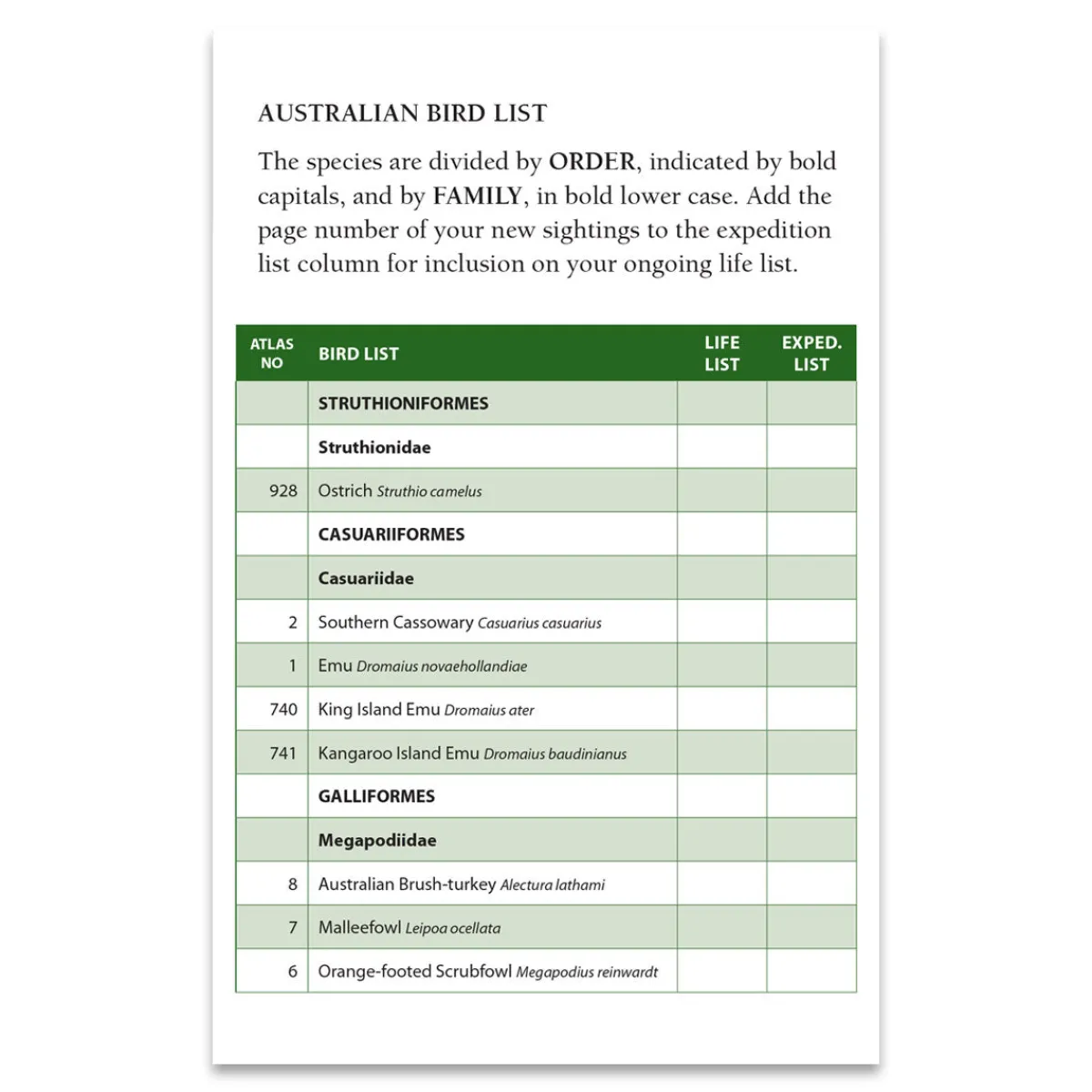 Australian Geographic Accessories|Journals-Birdwatcher's Journal