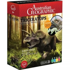 Australian Geographic 8+ Years|Science-: Build Your Own Triceratops