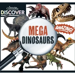 Kids Australian Geographic Science|Age 8+-Discover: Mega Dinosaurs