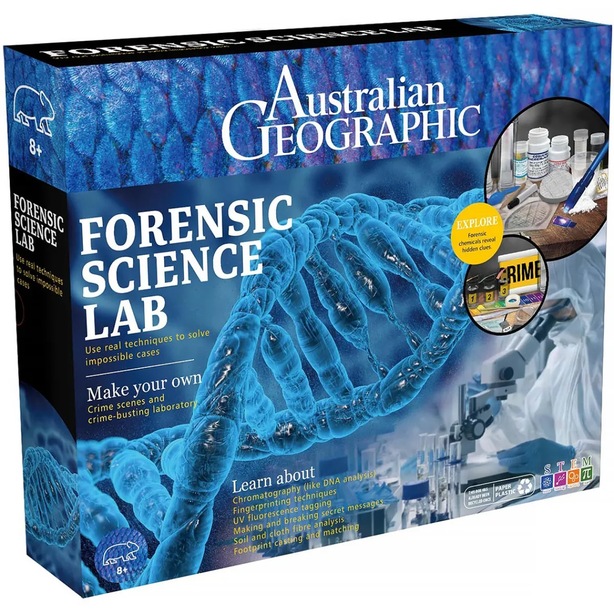 Australian Geographic 8+ Years|Educational-: Forensic Science Lab