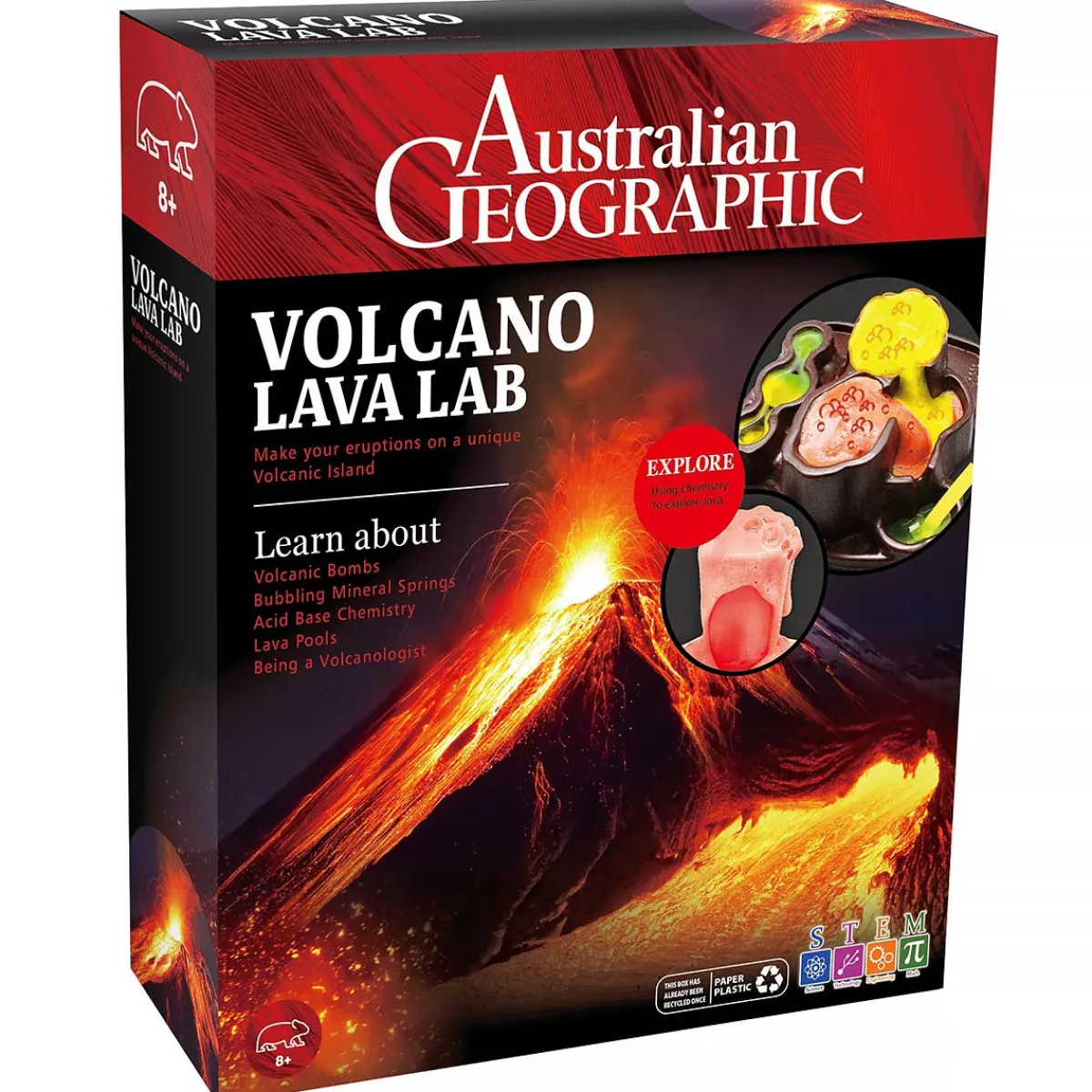 Australian Geographic 8+ Years|Educational-: Volcano Lava Lab
