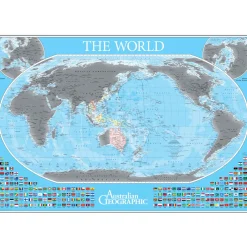 Australian Geographic Maps & Posters|Maps & Posters-World Scratch Map