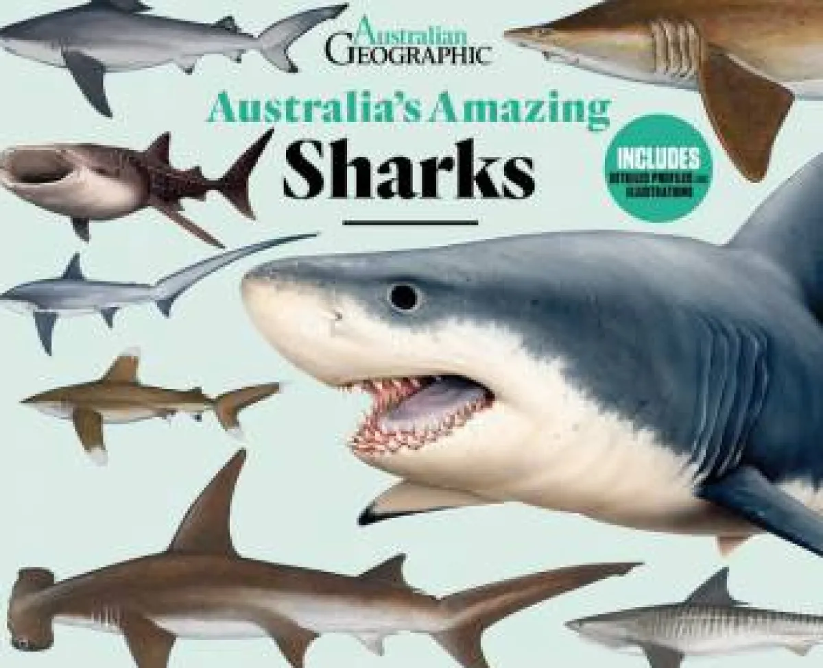 Kids Australian Geographic Animals & Nature|Age 8+-Australia's Amazing Sharks