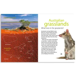 Kids Australian Geographic Activity Books|Animals & Nature-Australia's Natural Habitats Animal Sticker Book
