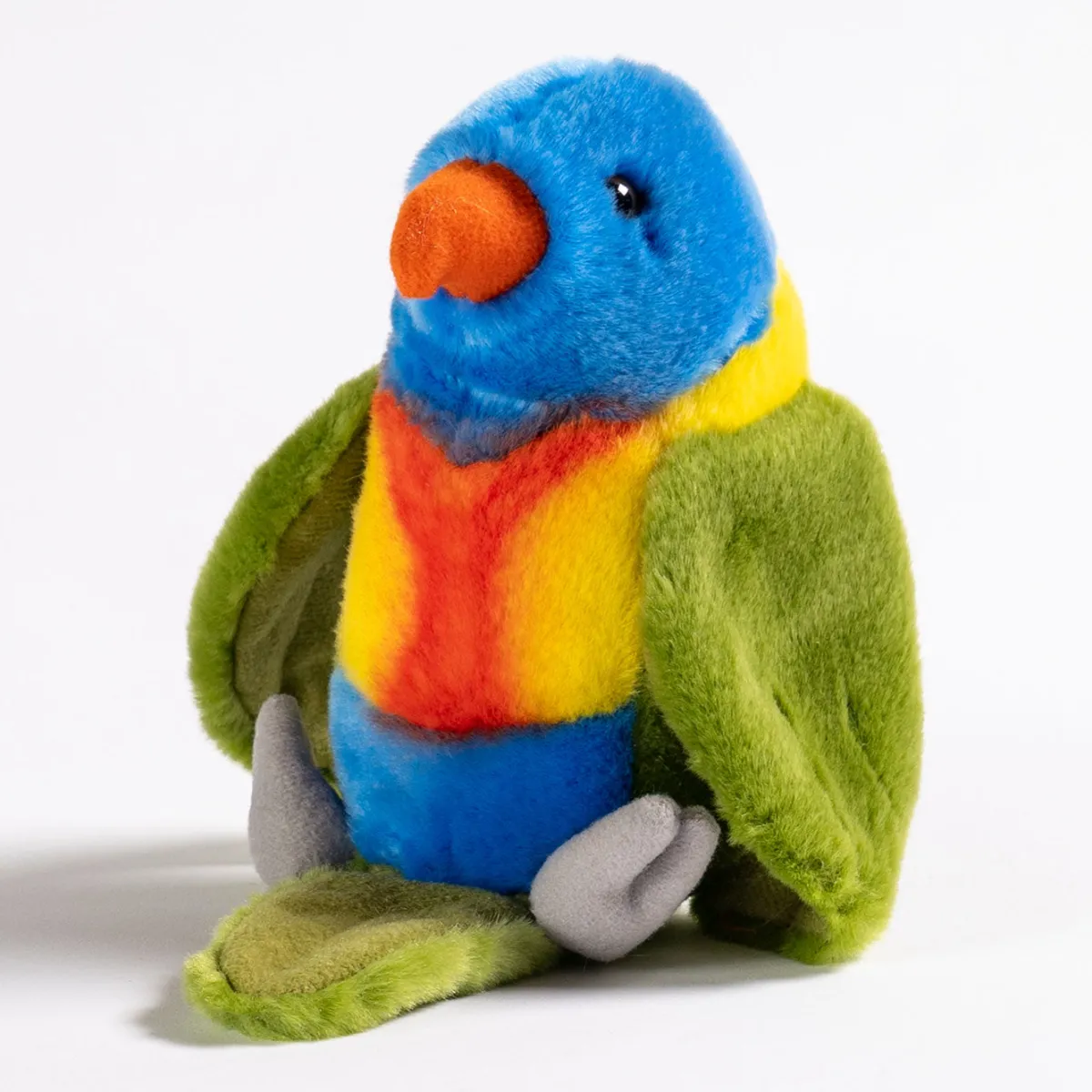 Australian Geographic Plush & Soft Toys|0-24 Months-Baby Handfuls Lorikeet Soft Toy