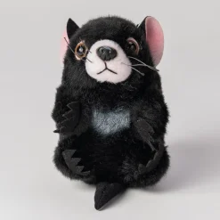 Australian Geographic Plush & Soft Toys|0-24 Months-Baby Handfuls Tassie Devil Soft Toy