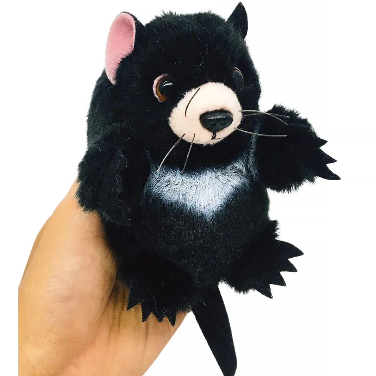 Australian Geographic Plush & Soft Toys|0-24 Months-Baby Handfuls Tassie Devil Soft Toy