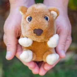 Australian Geographic Plush & Soft Toys|0-24 Months-Baby Handfuls Wombat Soft Toy
