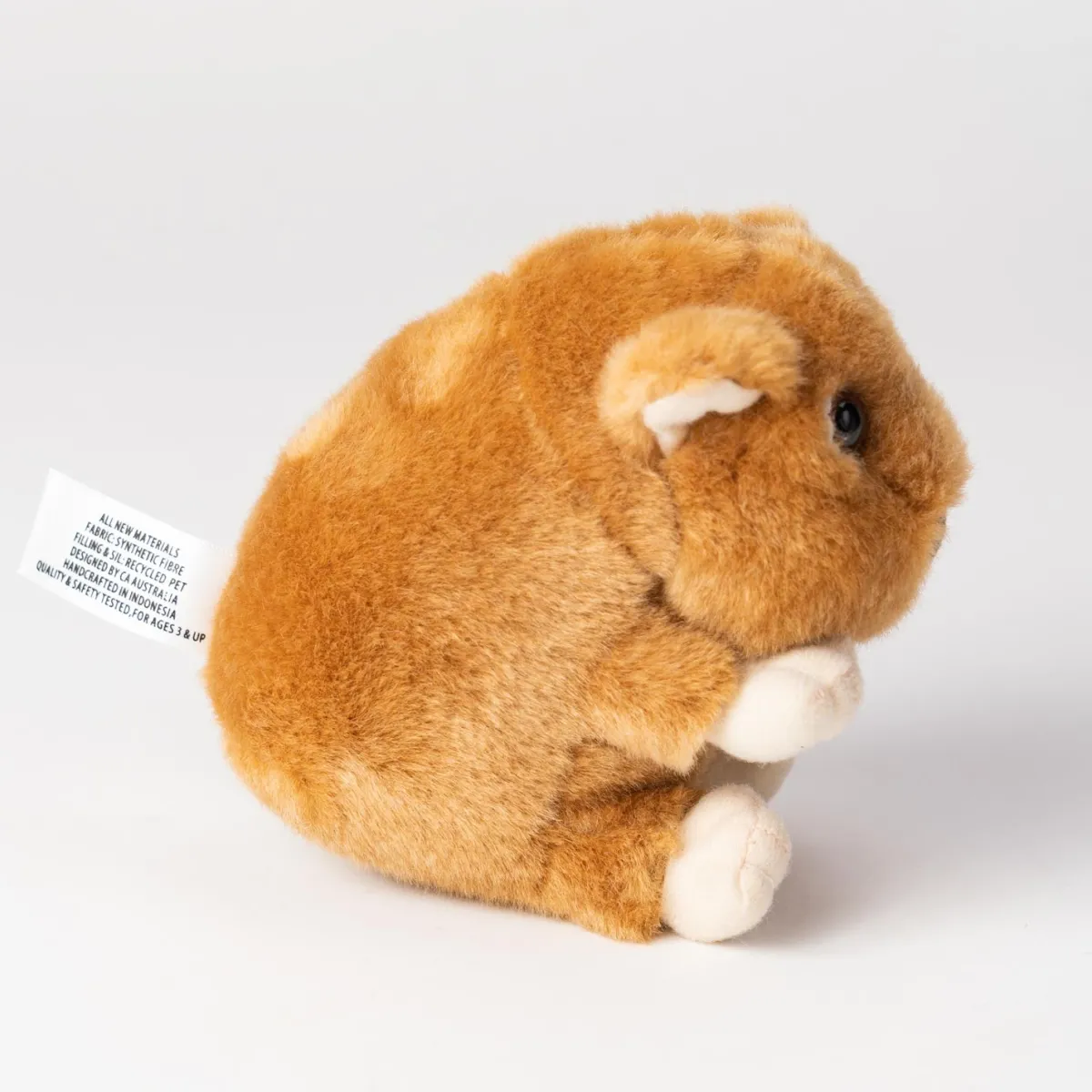 Australian Geographic Plush & Soft Toys|0-24 Months-Baby Handfuls Wombat Soft Toy