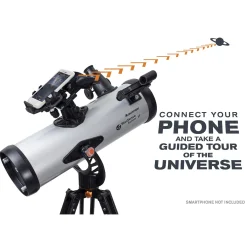 Australian Geographic Telescopes-Celestron Starsense Explorer™ LT 114AZ Smartphone App-Enabled Newtonian Reflector Telescope