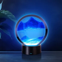 Australian Geographic 8+ Years|Lights-Circular LED Sand Art - Blue