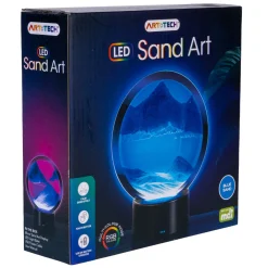 Australian Geographic 8+ Years|Lights-Circular LED Sand Art - Blue