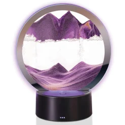 Australian Geographic 8+ Years|Lights-Circular LED Sand Art - Purple