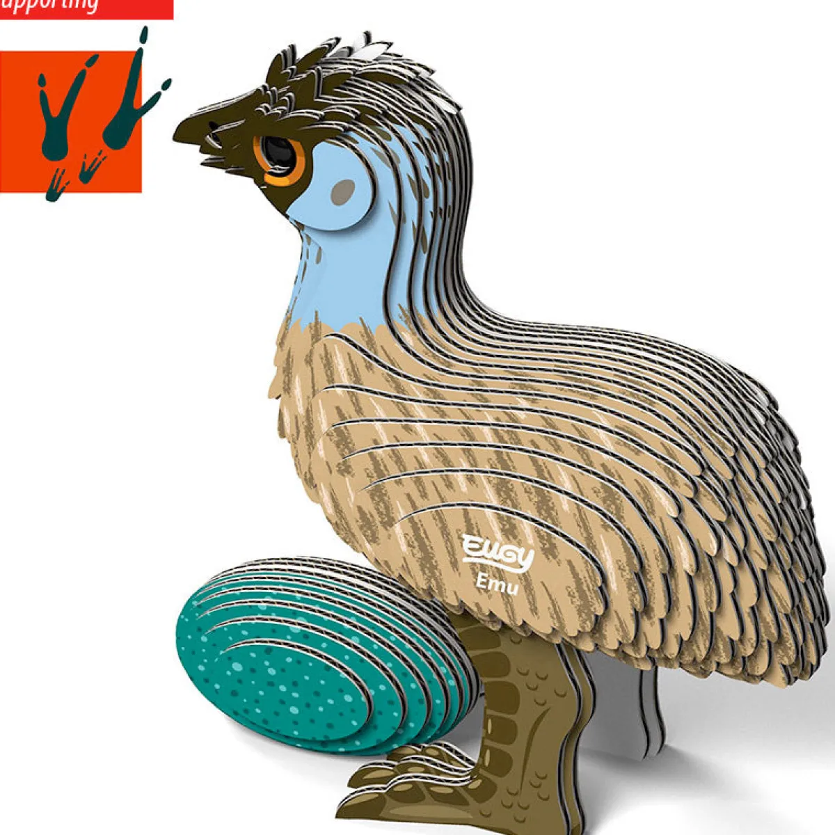 Australian Geographic Puzzles|5-7 Years-Emu 3D Puzzle - by EUGY