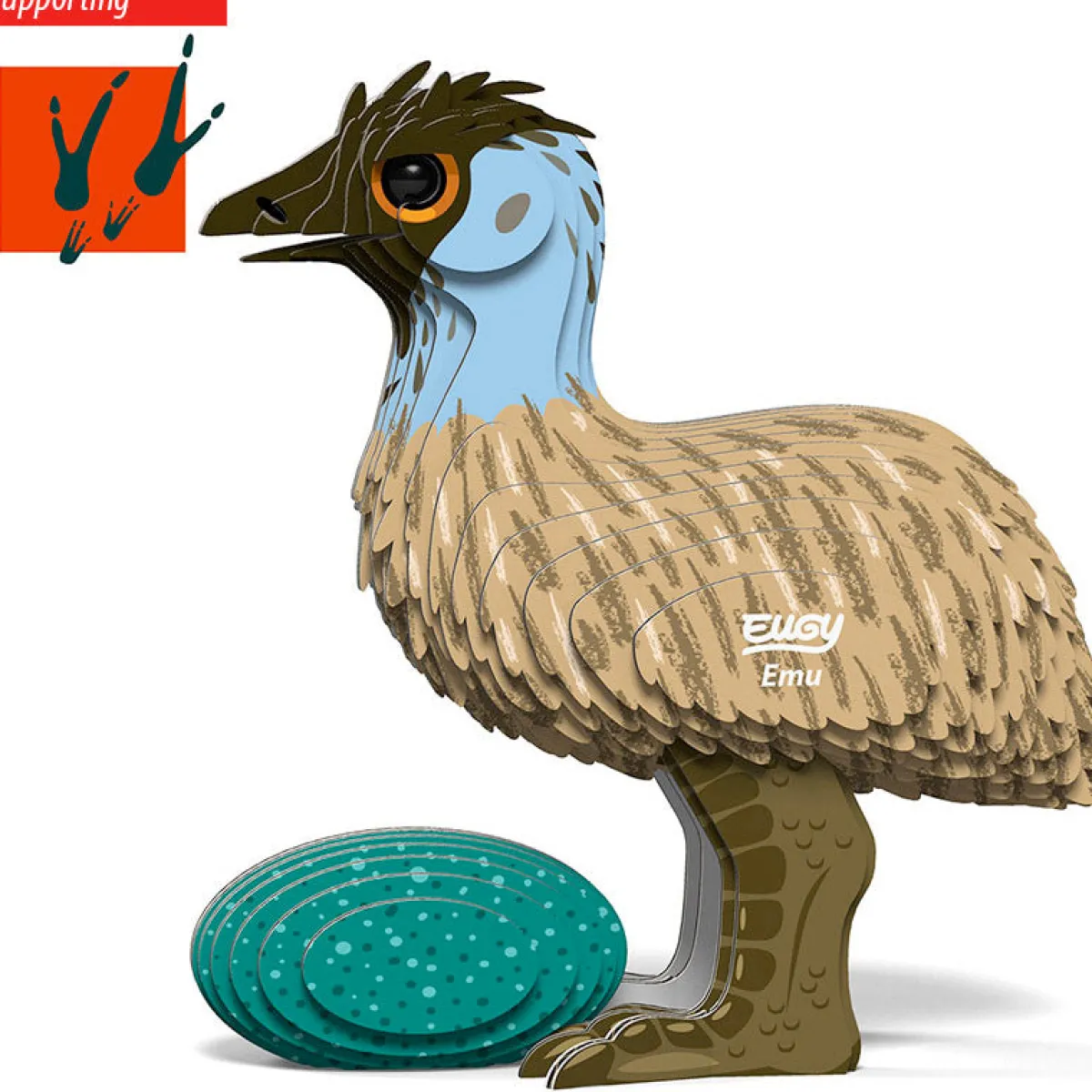 Australian Geographic Puzzles|5-7 Years-Emu 3D Puzzle - by EUGY