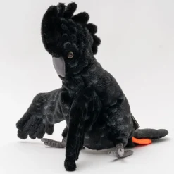 Australian Geographic Plush & Soft Toys|0-24 Months-Hansa Black Cockatoo Puppet