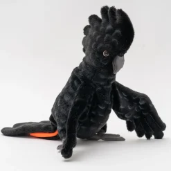 Australian Geographic Plush & Soft Toys|0-24 Months-Hansa Black Cockatoo Puppet