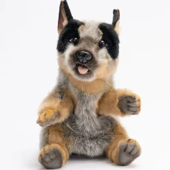 Australian Geographic Plush & Soft Toys|0-24 Months-Hansa Blue Heeler Puppy Puppet