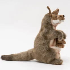Australian Geographic Plush & Soft Toys|0-24 Months-Hansa Kangaroo And Joey Puppet