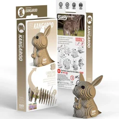 Australian Geographic Puzzles|5-7 Years-Kangaroo 3D Puzzle - by EUGY