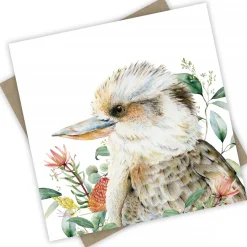 Australian Geographic Accessories|Greeting Cards-Kookaburra Greeting Card from PopcornBlue