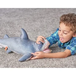 Australian Geographic Plush & Soft Toys|0-24 Months-Living Ocean Great White Shark