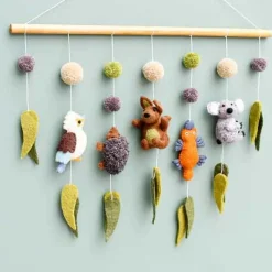 Australian Geographic Mobiles-Nursery Cot Mobile Hanging Australian Animals