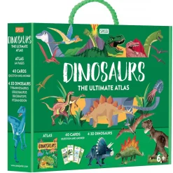 Australian Geographic 8+ Years|5-7 Years-Sassi Dinosaurs Ultimate Atlas