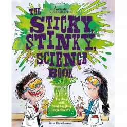 Kids Australian Geographic Science|Age 8+-Sticky Stinky Science Book