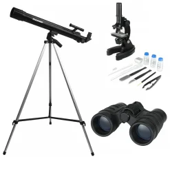 Australian Geographic Microscopes|Binoculars-Telescope Binocular Microscope Kit
