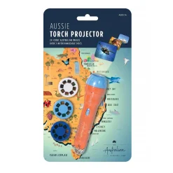 Australian Geographic 2-4 Years|Lights-The Australian Collection Aussie Torch Projector Multi-Coloured