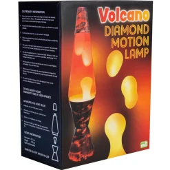 Australian Geographic 8+ Years|Lights-Volcano Lava Lamp - Red and Yellow