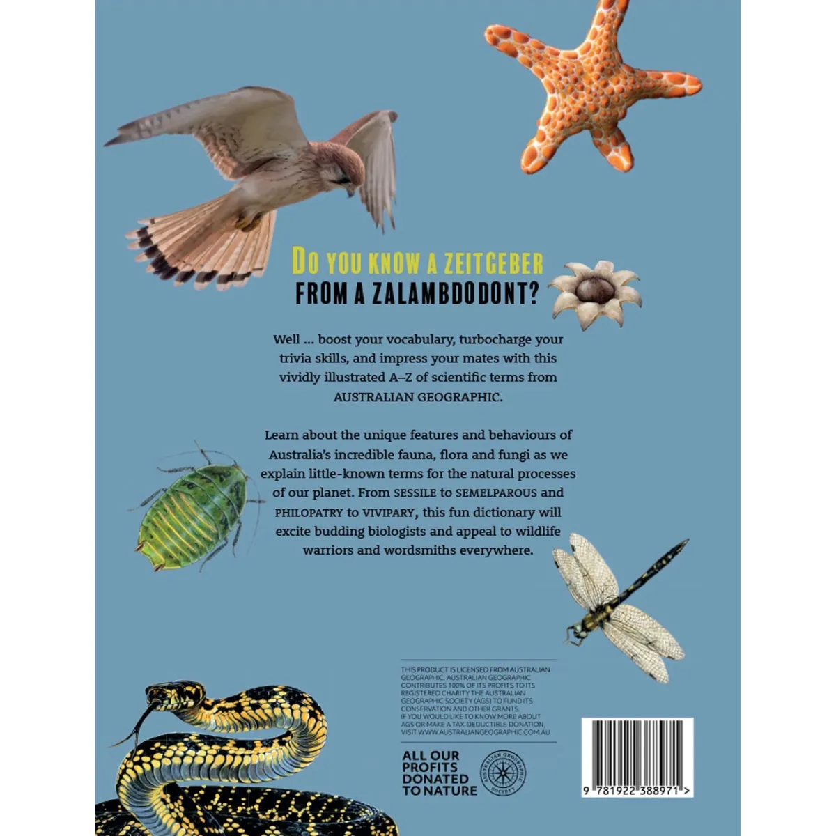Kids Australian Geographic Educational|Science-Wild Words - An Illustrated Dictionary of Scientific Terms